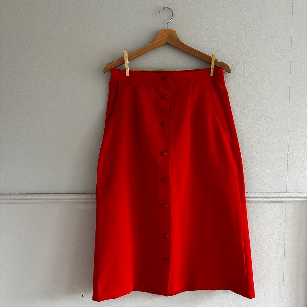 VINTAGE > Heart Button Skirt - Picture 8 of 8